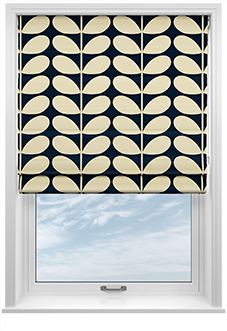 Orla Kiely Jumbo Solid Stem, Whale - Roman Blind